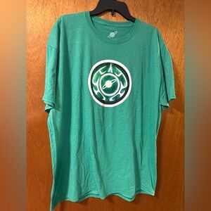 Loot Crate Space Planet Symbol Graphic T-Shirt XL Green Galaxy Sci-Fi Tee